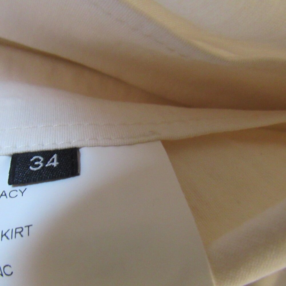 OUR LEGACY White Pleated Mini Skirt Crinkled Cotton Sz. 34(IT) - Picture 6 of 8